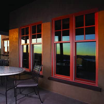 Spanish Colonial home at The Refuge Golf Club, Lake Havasu City, featuring E-Series architectural windows and doors with doub