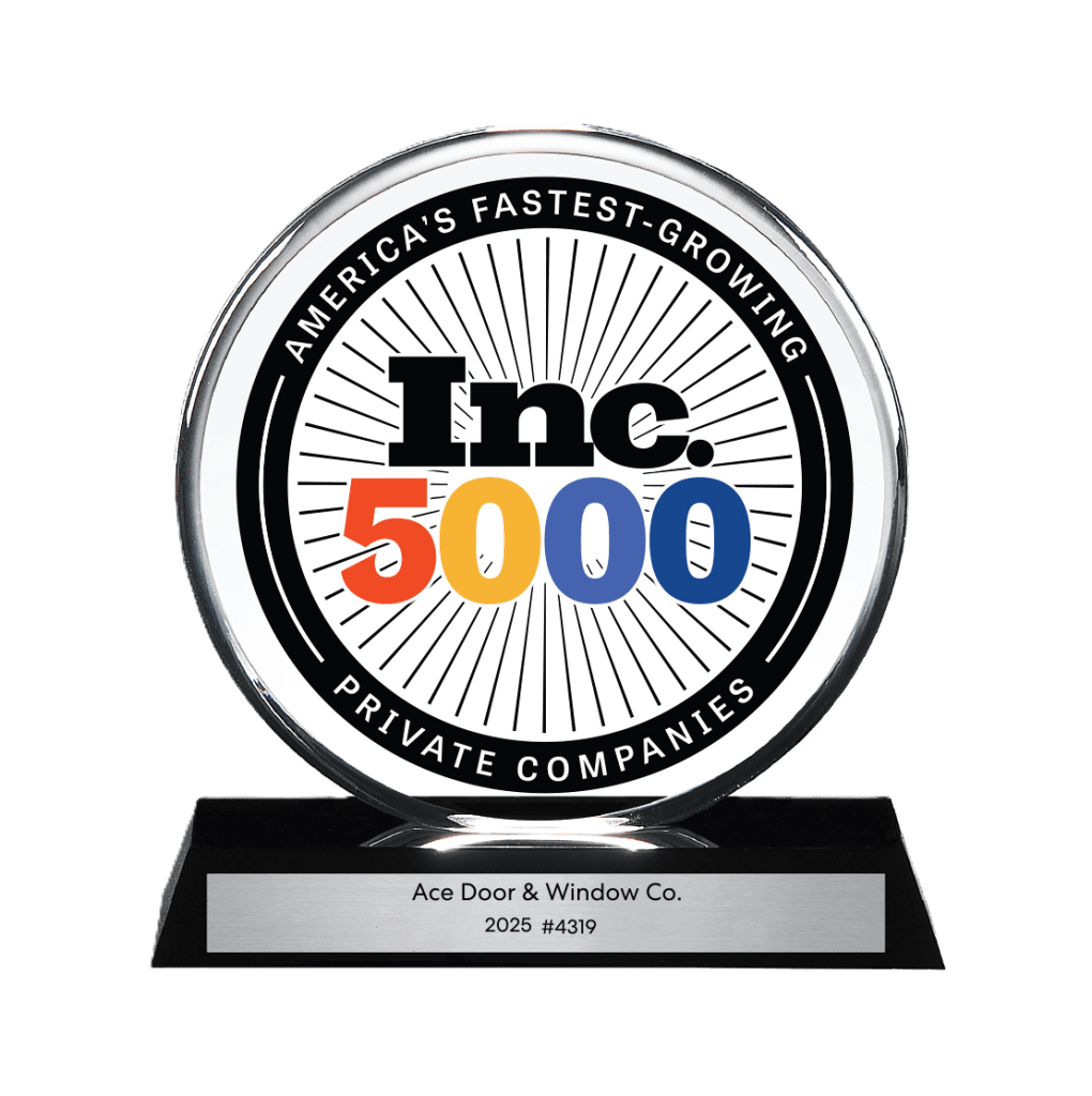Ace Door Renovation Experts celebrated in Inc 5000 list, showcasing their success and industry recognition.